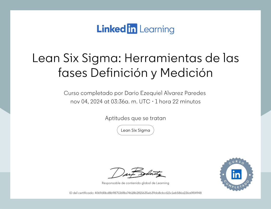 Lean Six Sigma: Herramientas de las fases de Definición y Medición - LinkedIn Learning